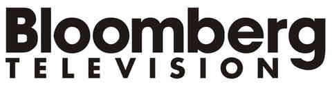 Bloomberg TV logo, black and white